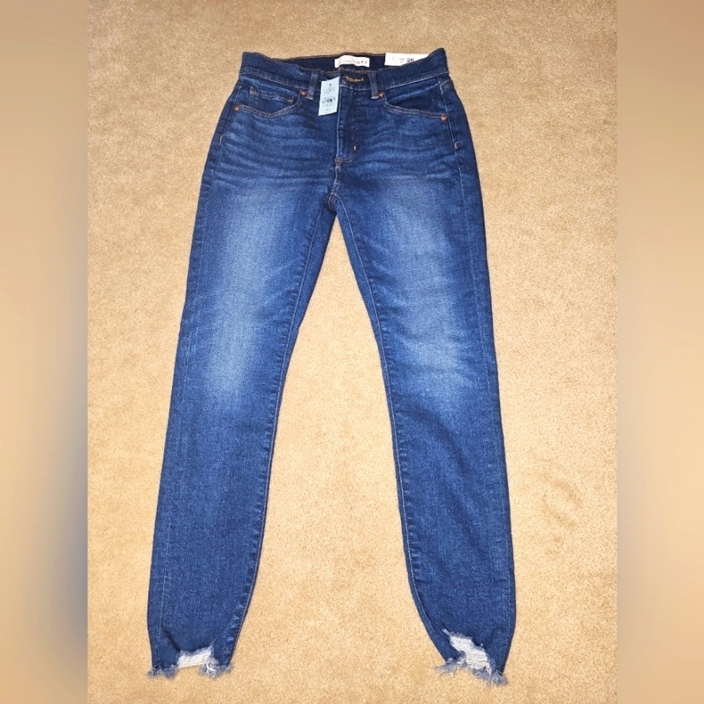 ANN LOFT Made and Loved Slim Pockets sz 2P 26 Skinny Crop